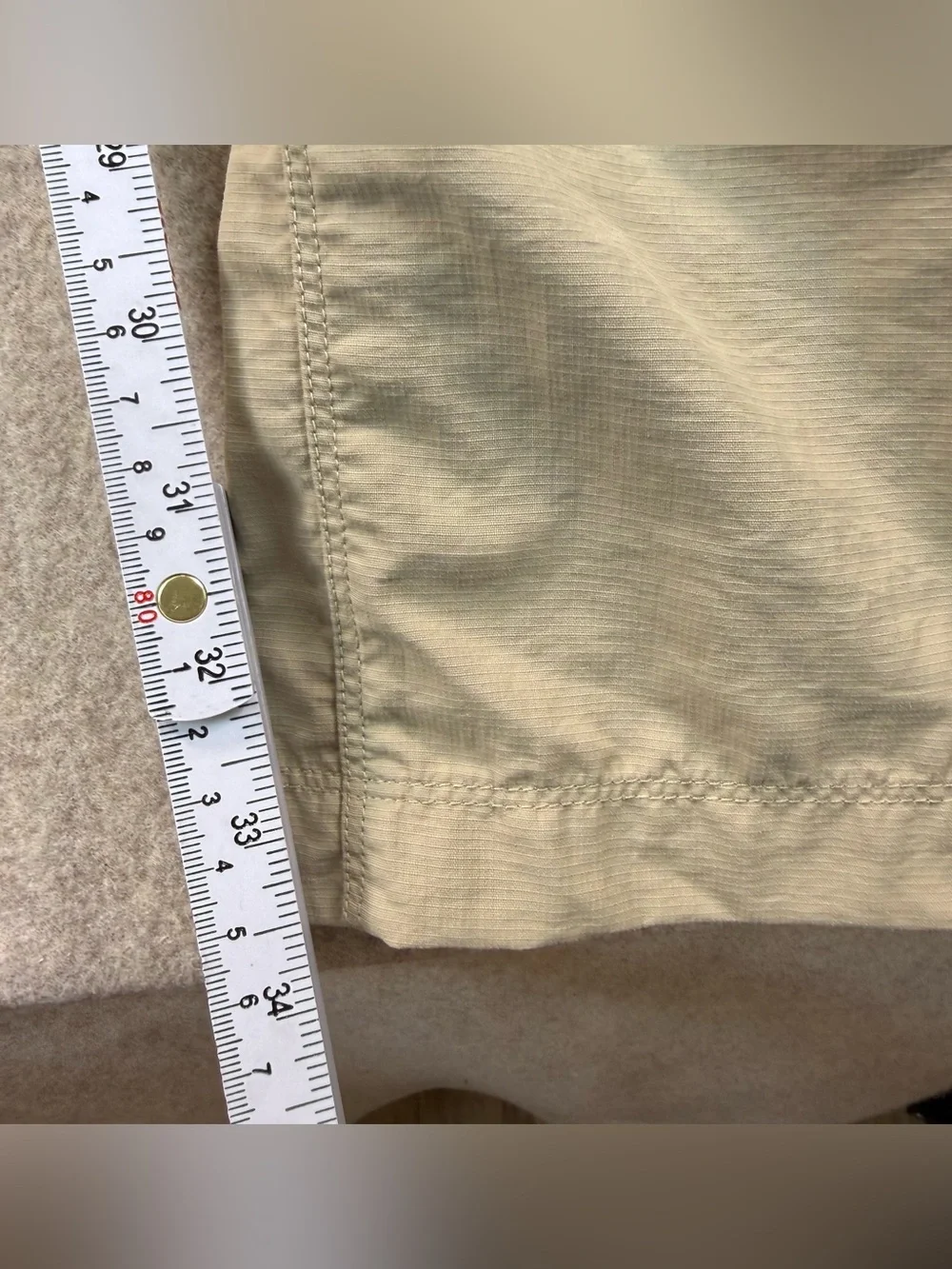 The North Face Men's Tan Ripstop Cargo Utility/Hiking Pants Sz XL IS 34” c.2010